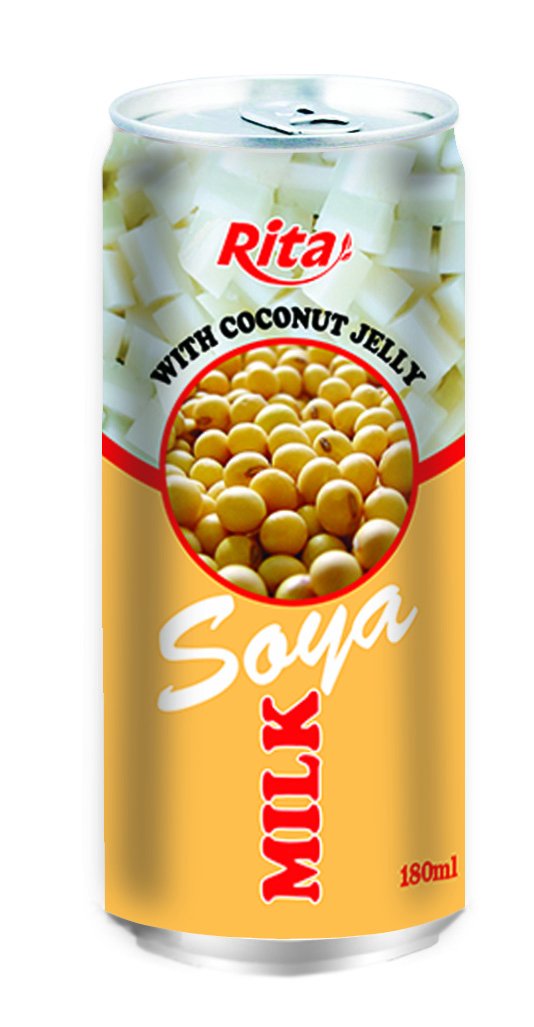 حليب الصويا مع كوكو جيلي